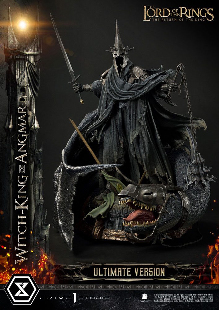 Lord of the Rings Statue 1/4 The Witch King of Angmar Ultimate Version 70 cm Top Merken Winkel